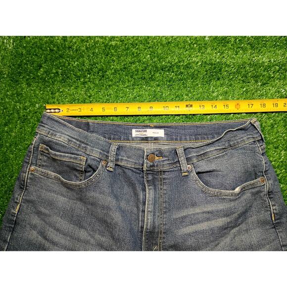 Men's Levi's Blue Denim Jeans - W36 L32 - Excellent Condition - Picture 4 of 8